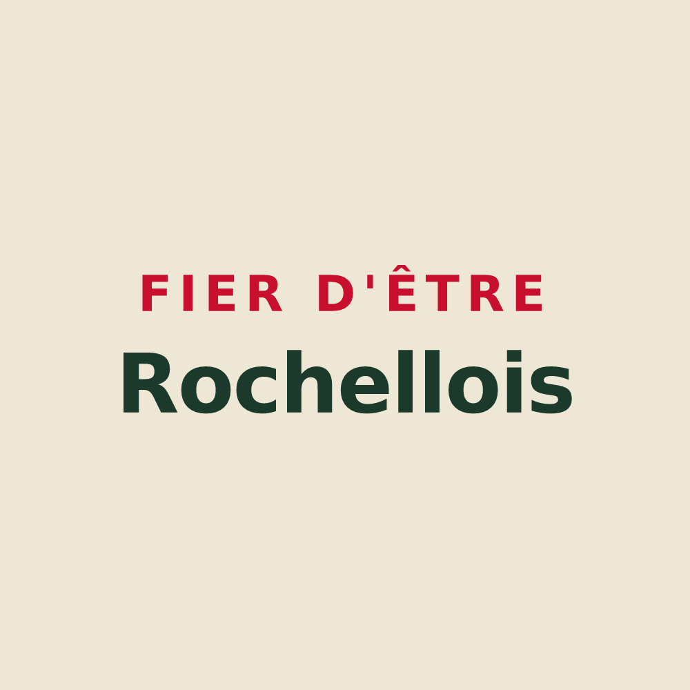 Tote bag « Fier d'être Rochellois » — design pour La Rochelle