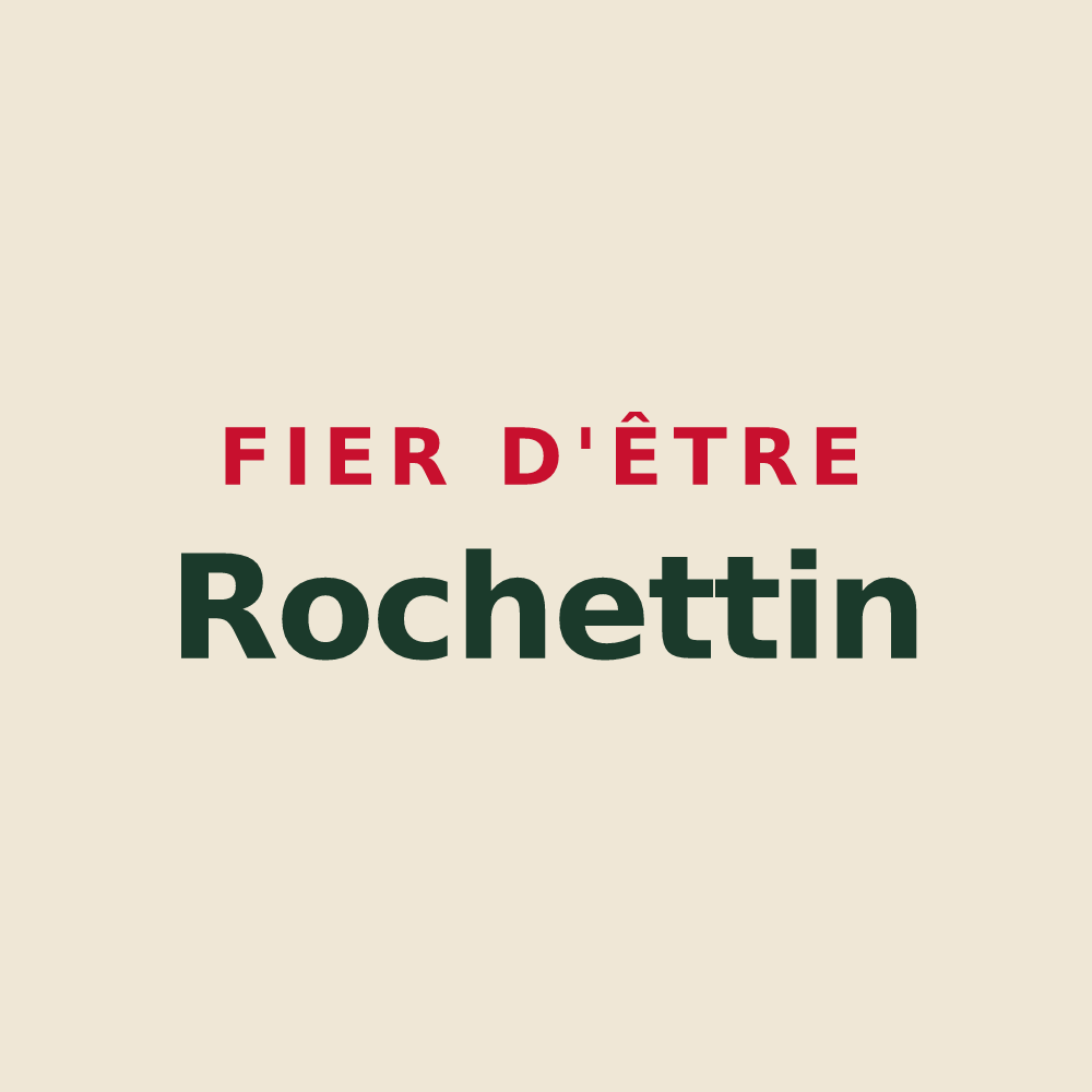 Tote bag « Fier d'être Rochettin » — design pour La Rochette