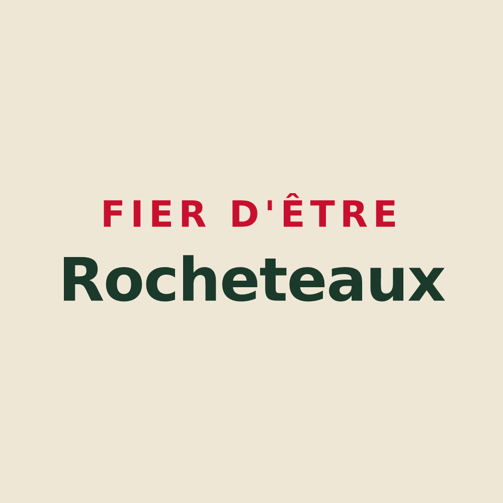 Tote bag « Fier d'être Rocheteaux » — design pour La Rochette