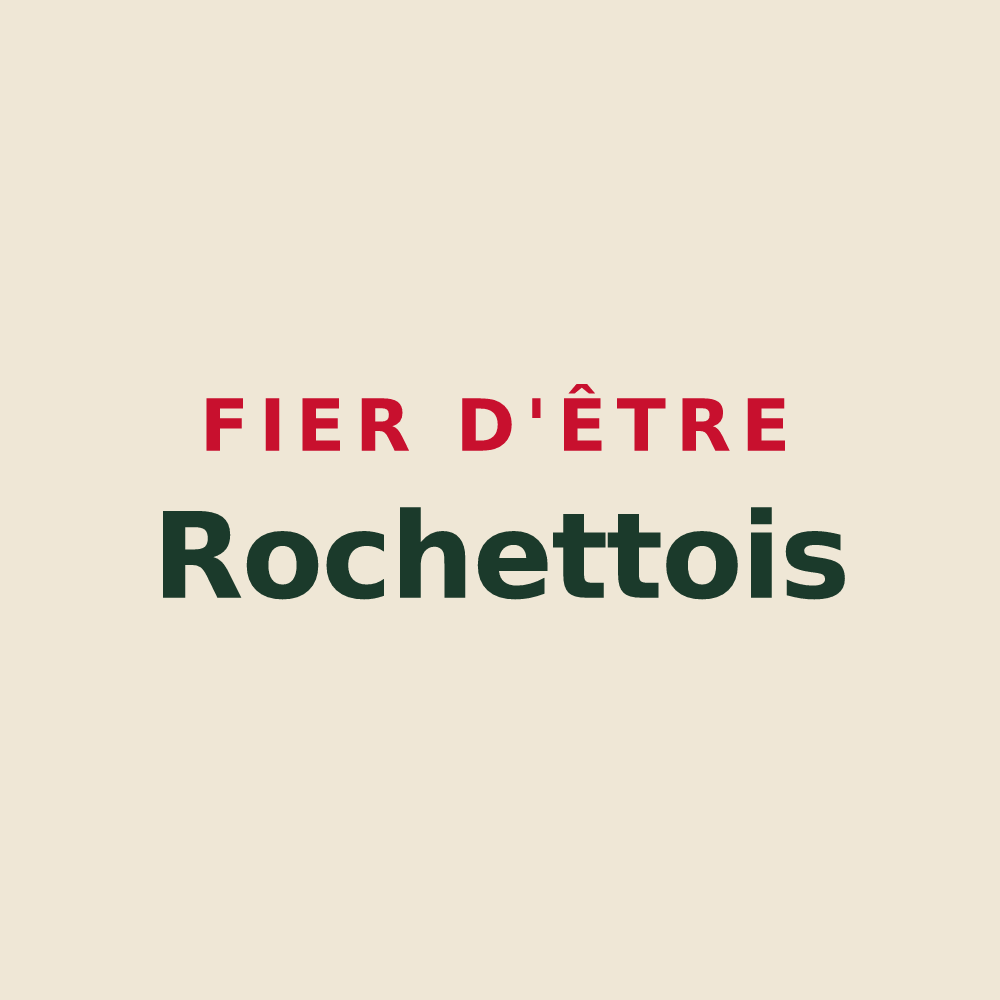 Tote bag « Fier d'être Rochettois » — design pour La Rochette