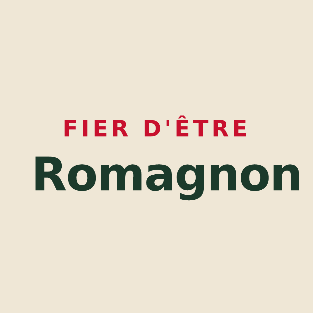 Tote bag « Fier d'être Romagnon » — design pour La Romagne