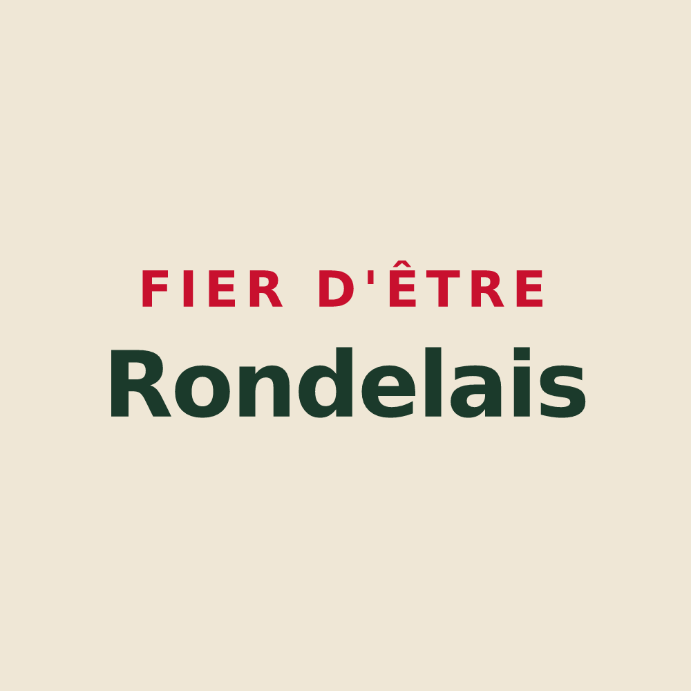 Tote bag « Fier d'être Rondelais » — design pour La Ronde