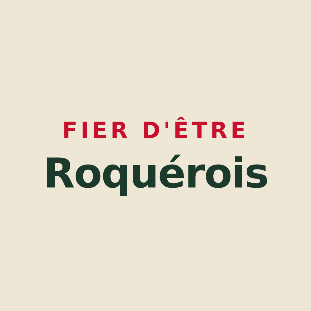 Tote bag « Fier d'être Roquérois » — design pour La Roque-sur-Pernes
