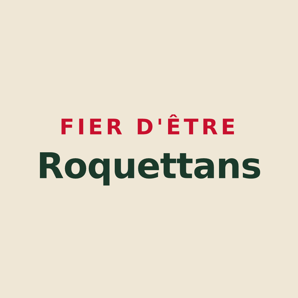 Tote bag « Fier d'être Roquettans » — design pour La Roquette-sur-Var