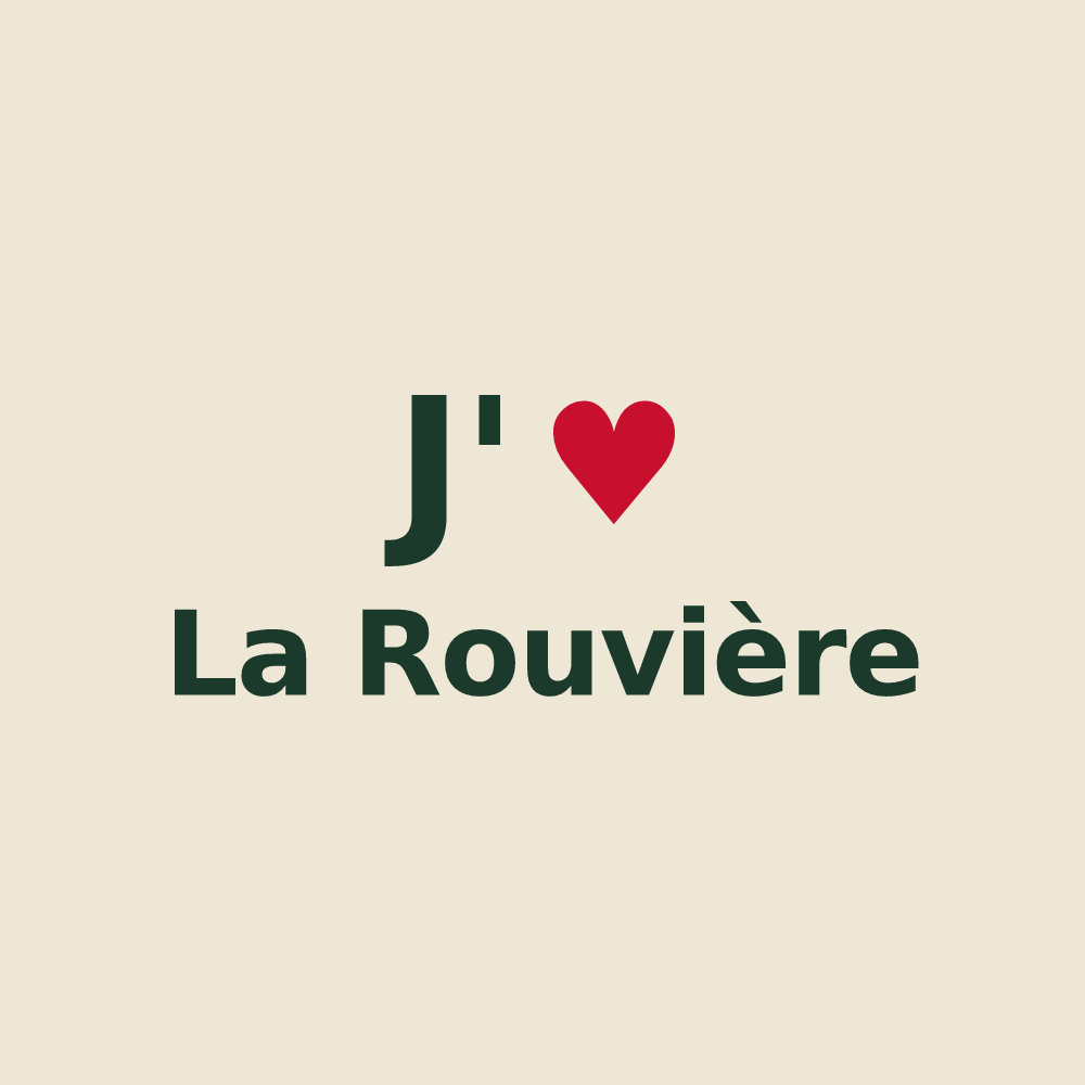 Tote bag personnalisé La Rouvière — design J'aime La Rouvière