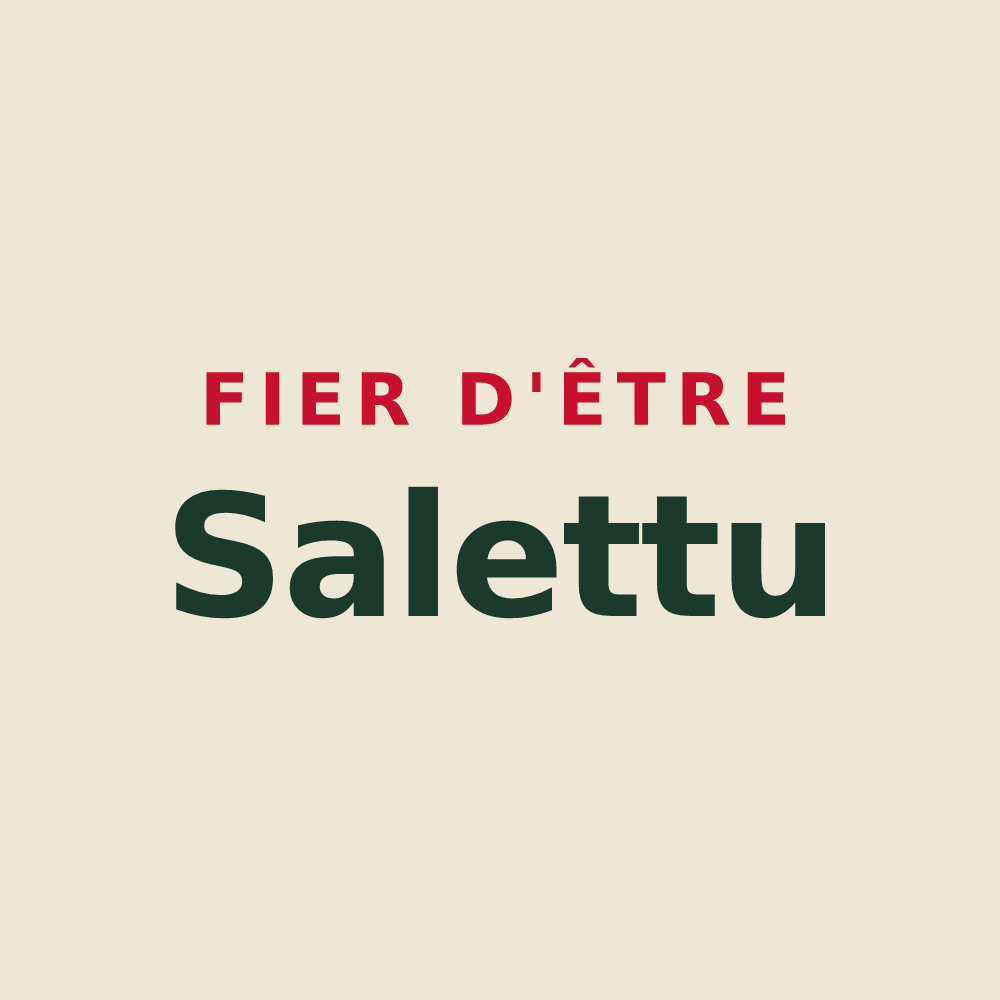Tote bag « Fier d'être Salettu » — design pour La Salette-Fallavaux