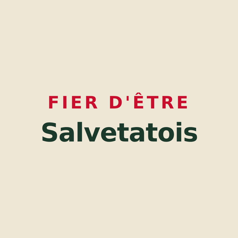 Tote bag « Fier d'être Salvetatois » — design pour La Salvetat-Peyralès