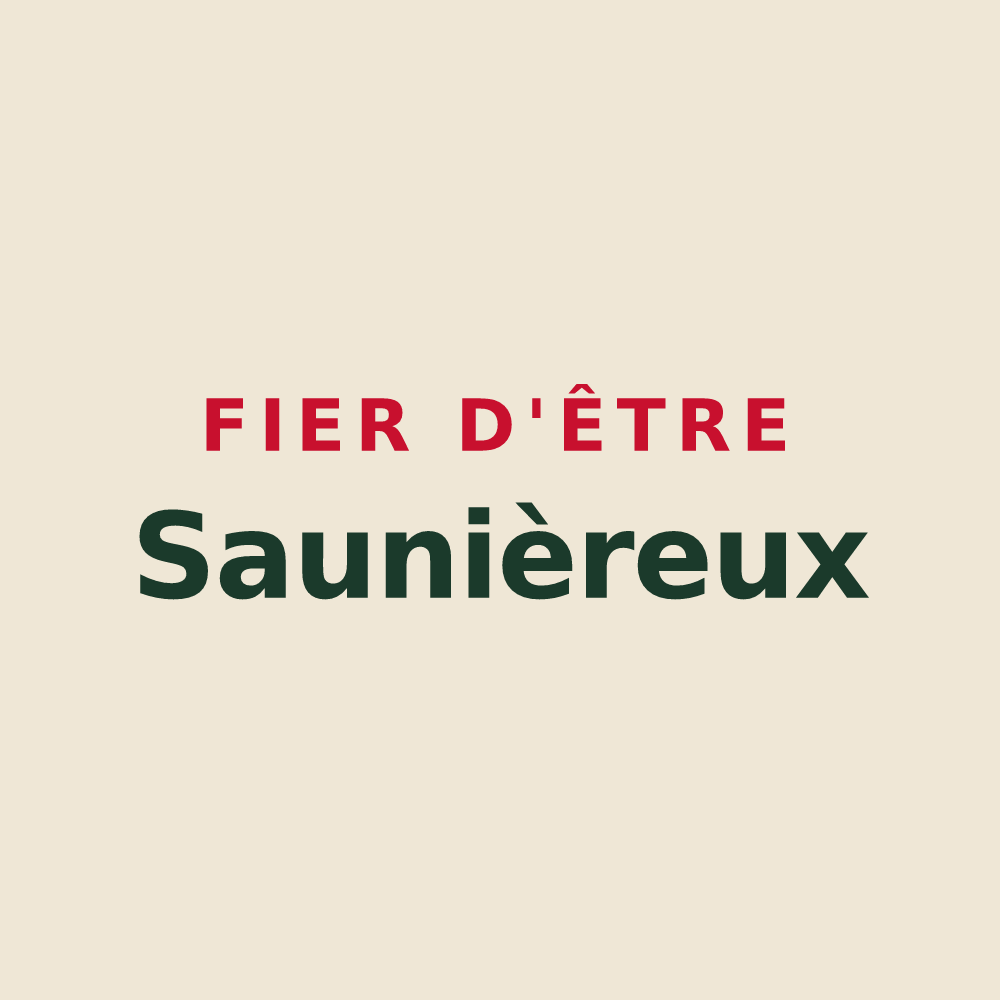 Tote bag « Fier d'être Saunièreux » — design pour La Saunière