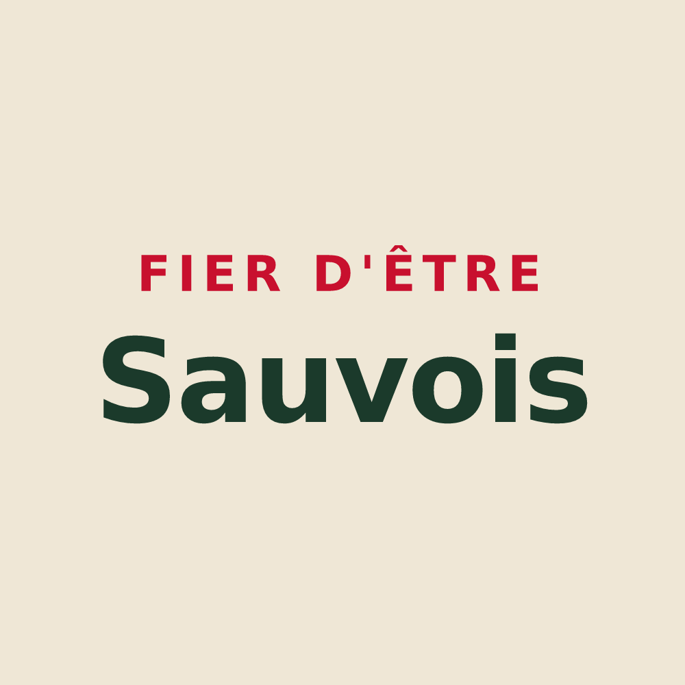 Tote bag « Fier d'être Sauvois » — design pour La Sauve