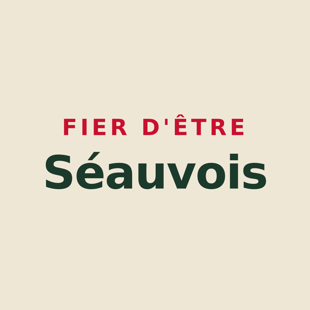 Tote bag « Fier d'être Séauvois » — design pour La Séauve-sur-Semène