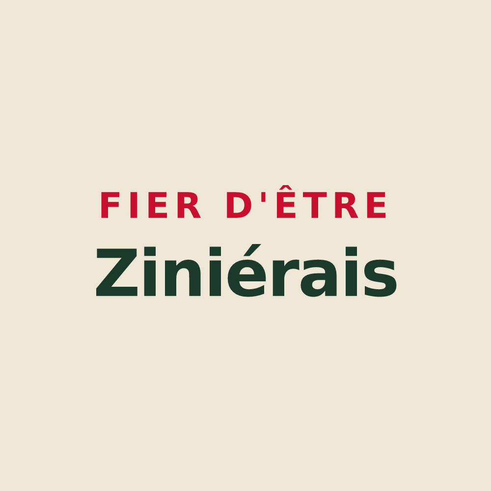 Tote bag « Fier d'être Ziniérais » — design pour La Séguinière