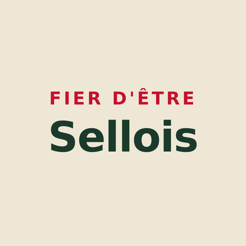 Tote bag « Fier d'être Sellois » — design pour La Selle-en-Luitré