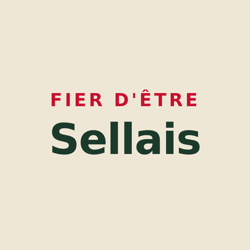 Tote bag « Fier d'être Sellais » — design pour La Selle-Guerchaise