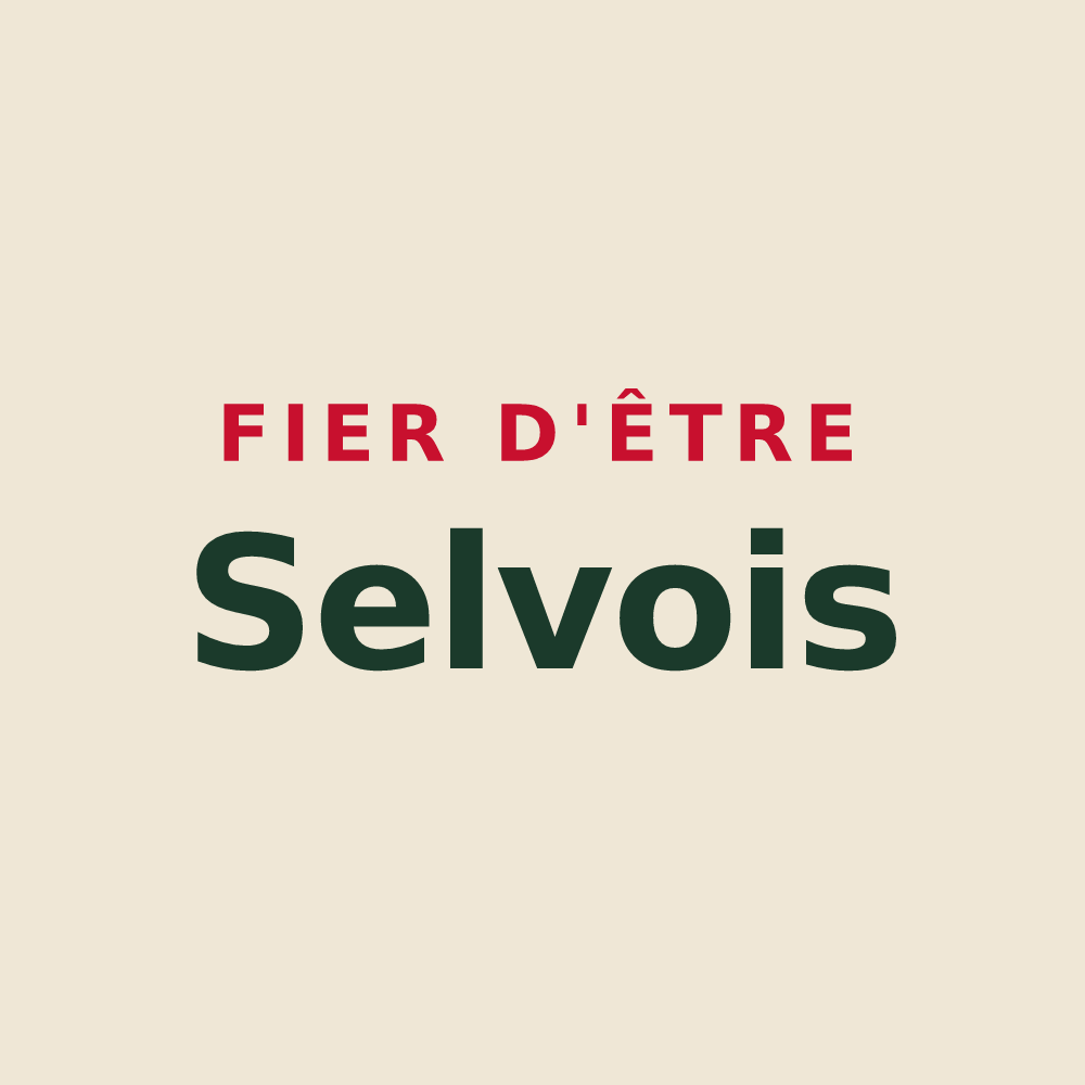Tote bag « Fier d'être Selvois » — design pour La Selve