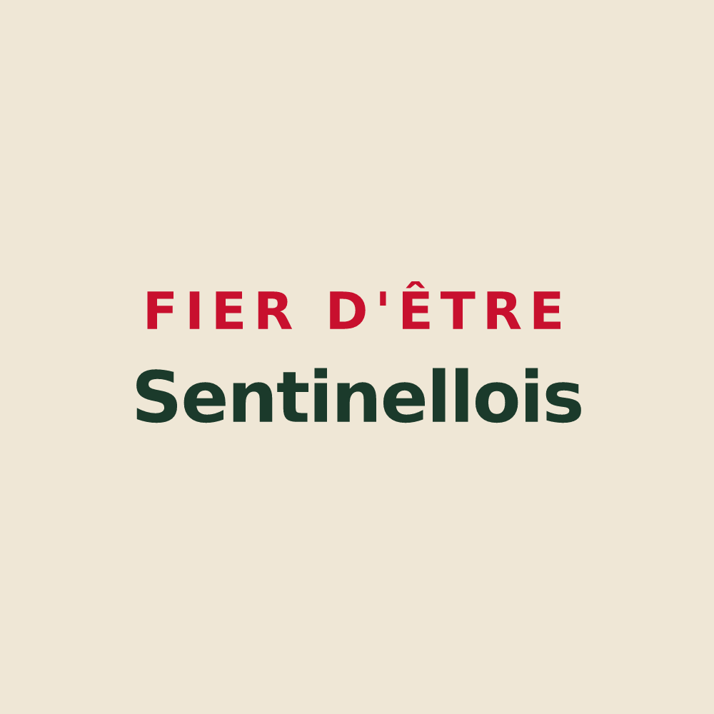 Tote bag « Fier d'être Sentinellois » — design pour La Sentinelle