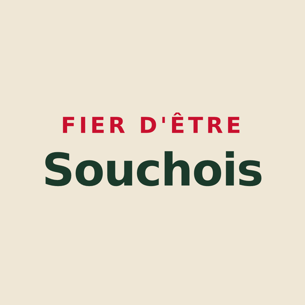 Tote bag « Fier d'être Souchois » — design pour La Souche