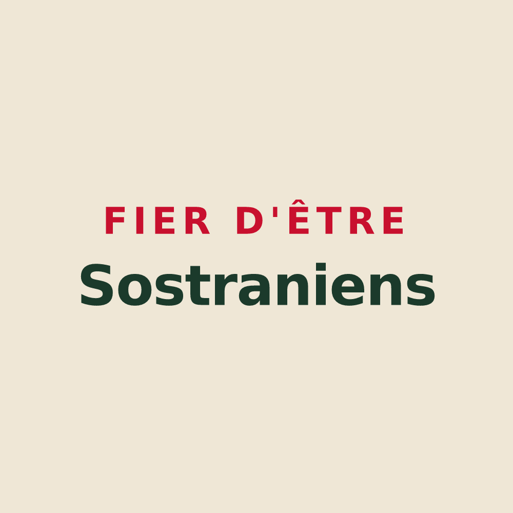 Tote bag « Fier d'être Sostraniens » — design pour La Souterraine