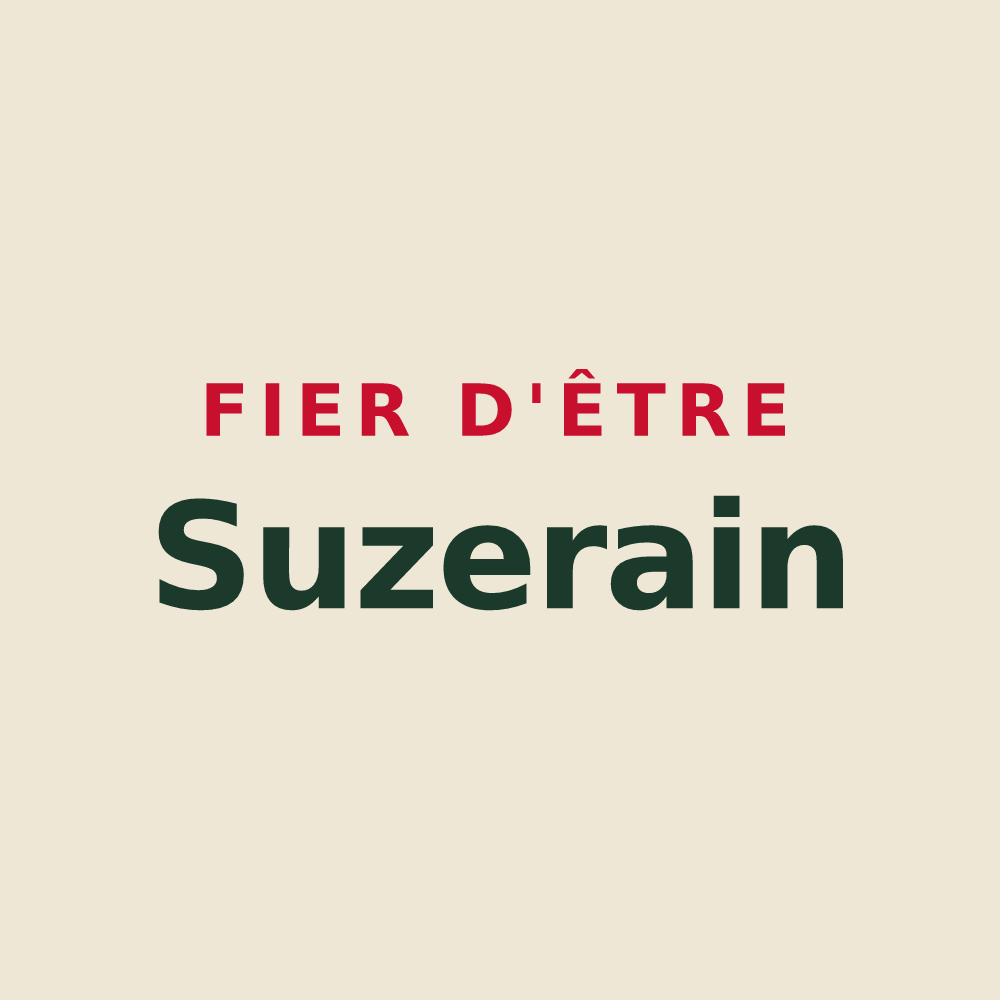 Tote bag « Fier d'être Suzerain » — design pour La Suze-sur-Sarthe
