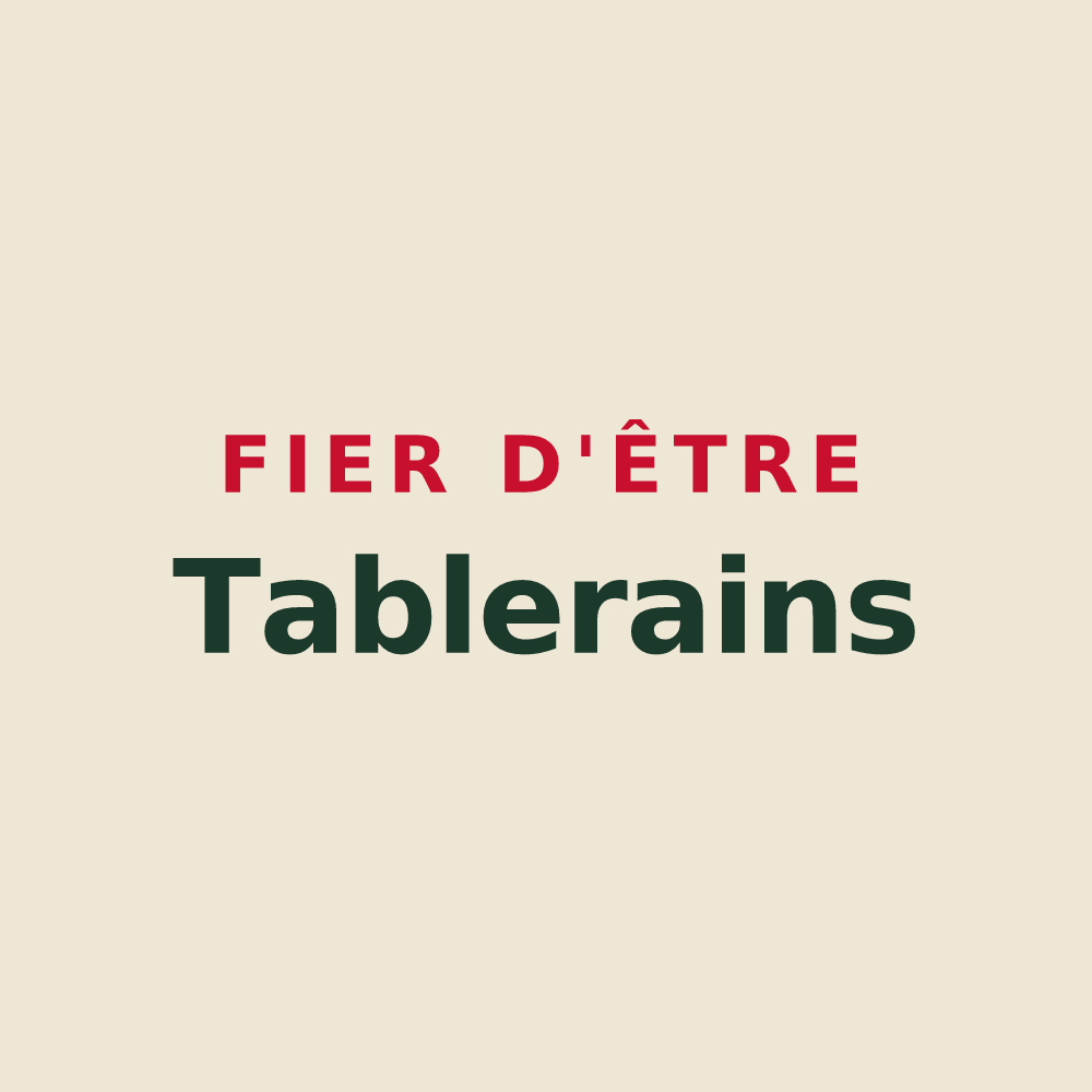 Tote bag « Fier d'être Tablerains » — design pour La Table