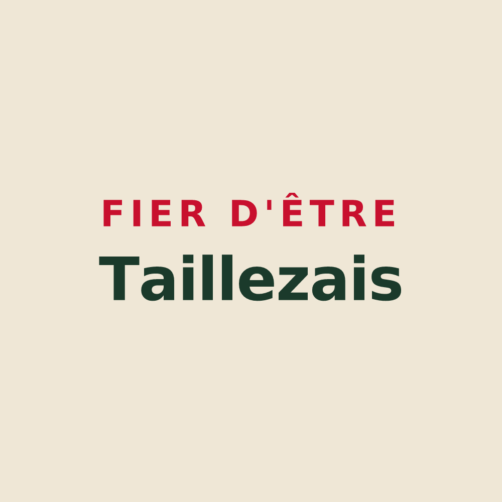 Tote bag « Fier d'être Taillezais » — design pour La Taillée