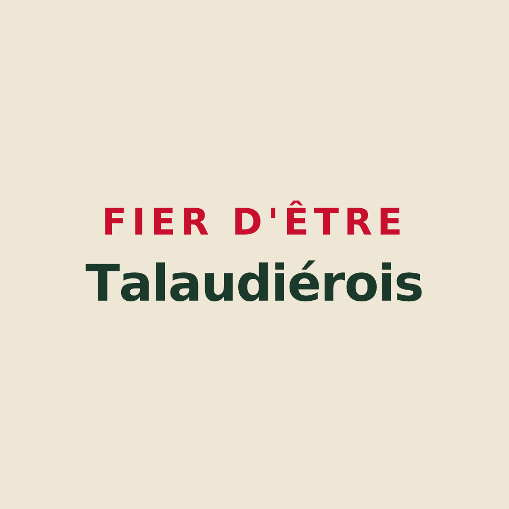 Tote bag « Fier d'être Talaudiérois » — design pour La Talaudière