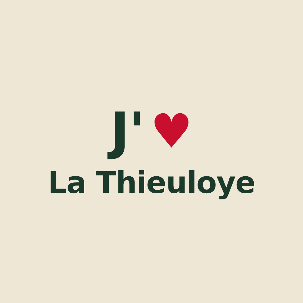 Tote bag personnalisé La Thieuloye — design J'aime La Thieuloye