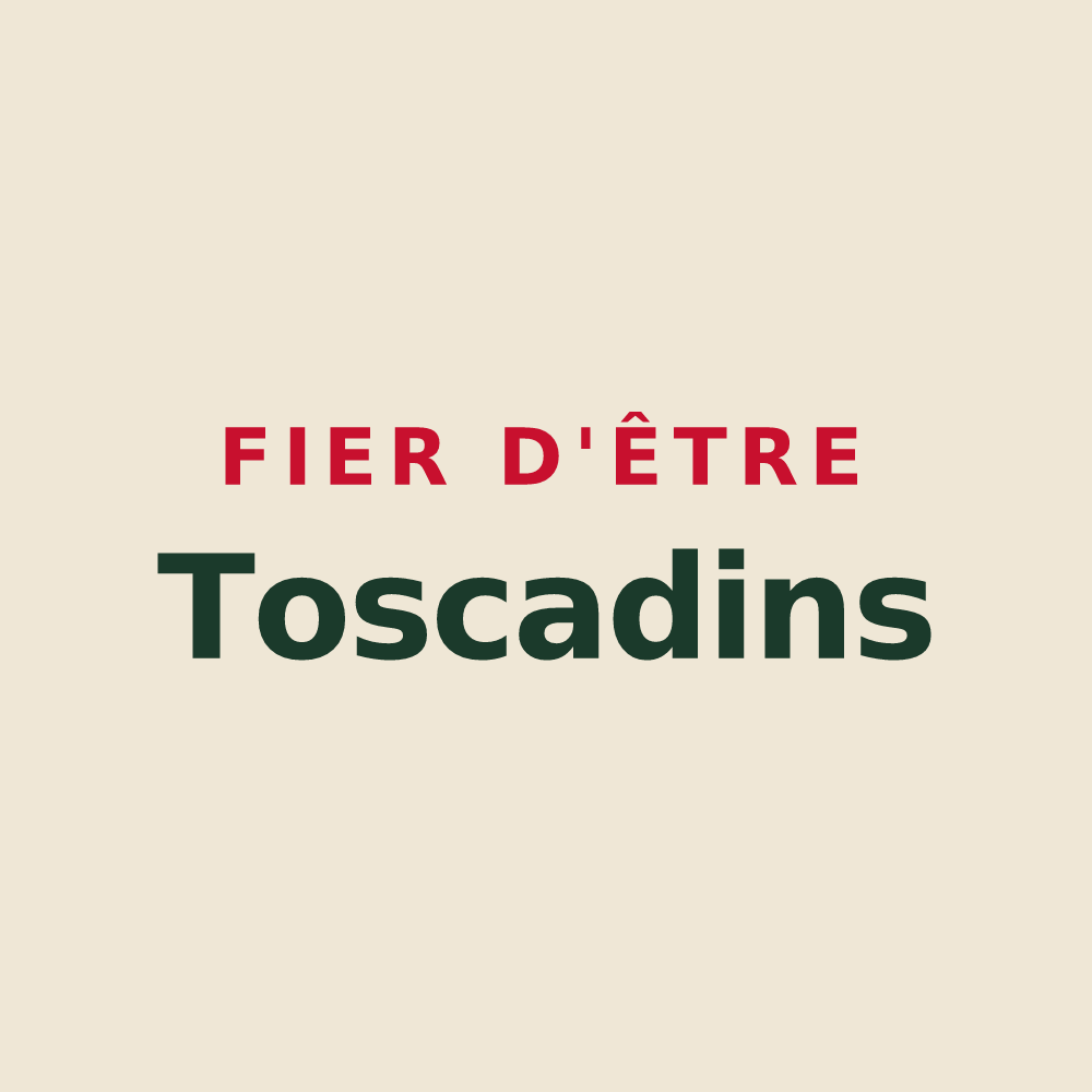 Tote bag « Fier d'être Toscadins » — design pour La Touche