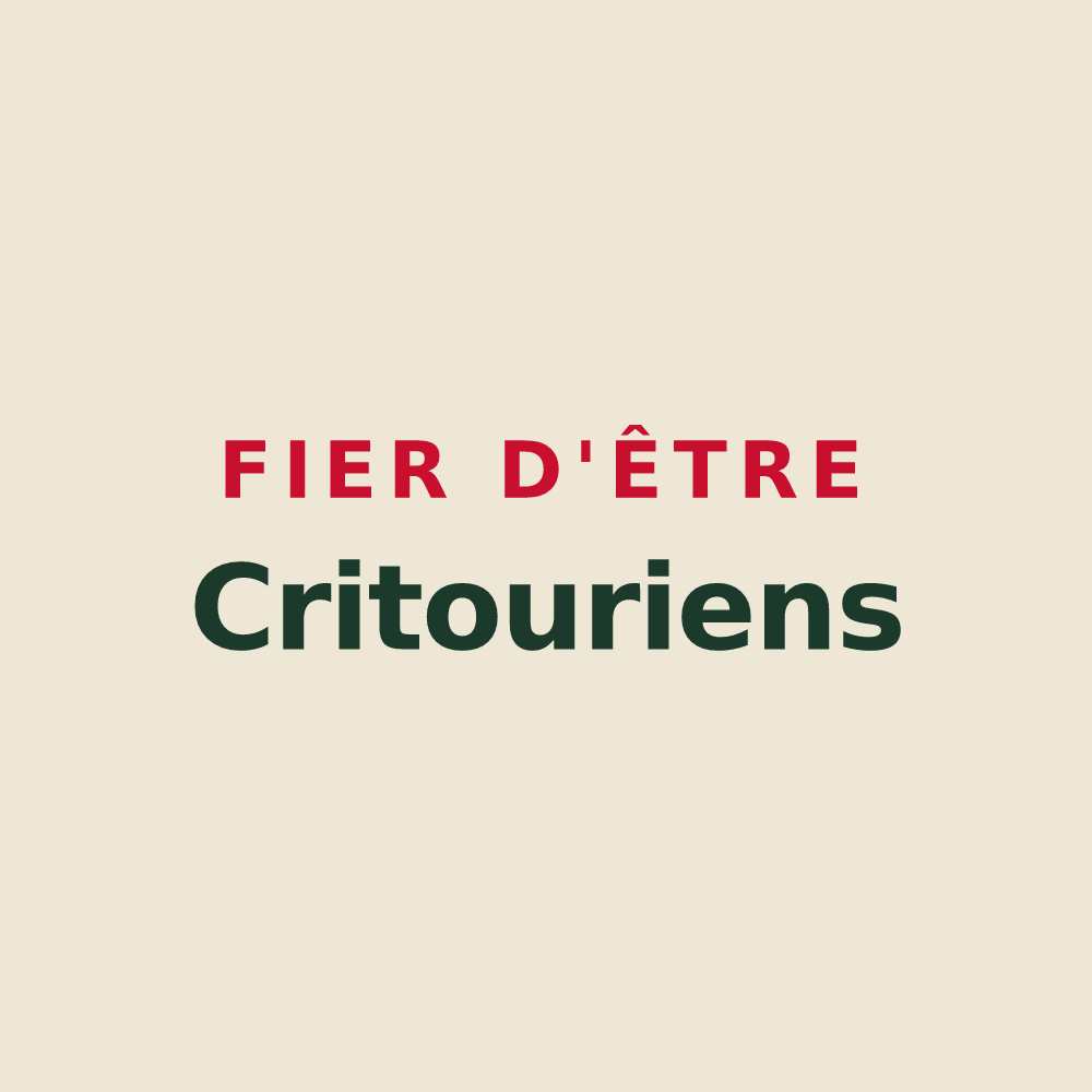 Tote bag « Fier d'être Critouriens » — design pour La Tour-du-Crieu