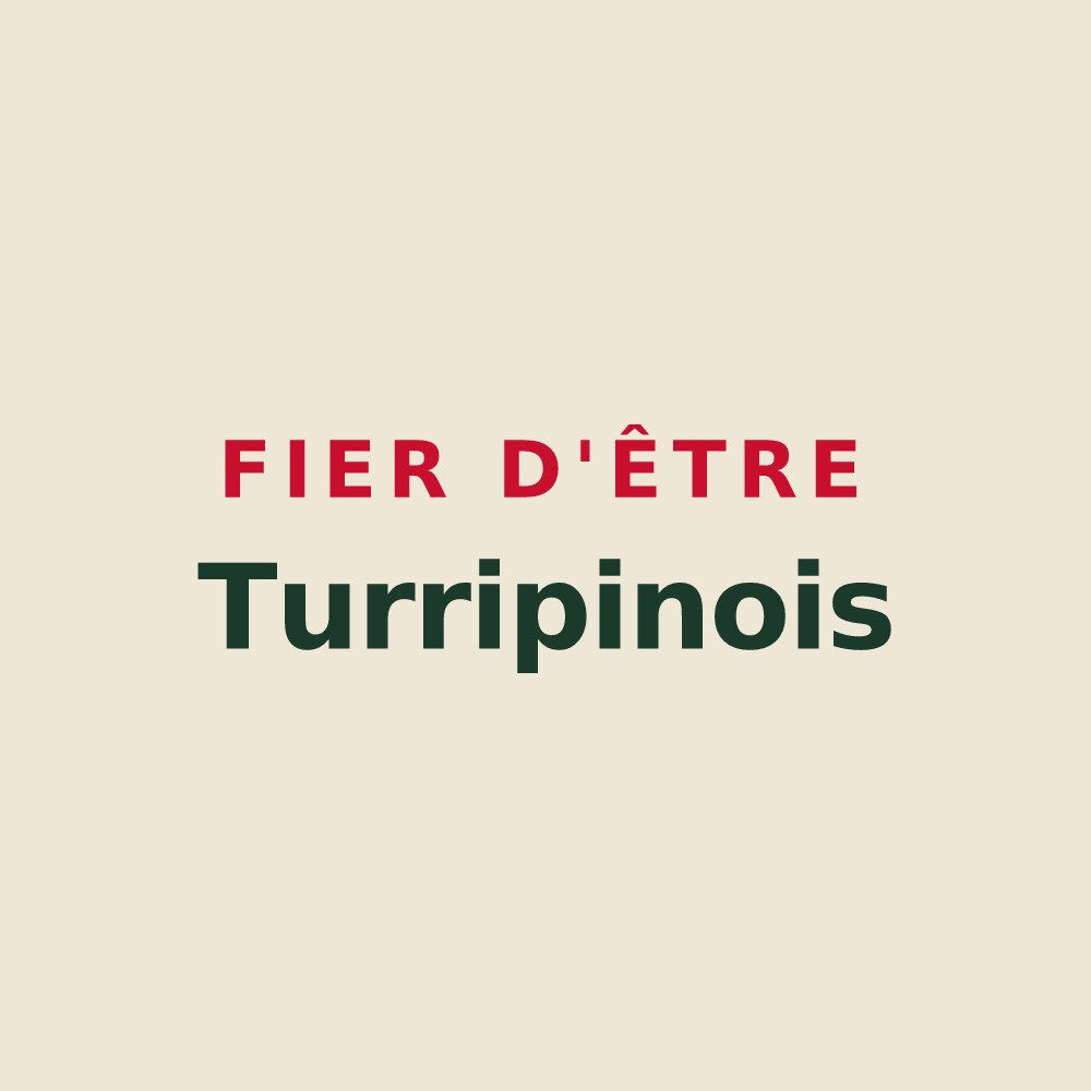 Tote bag « Fier d'être Turripinois » — design pour La Tour-du-Pin