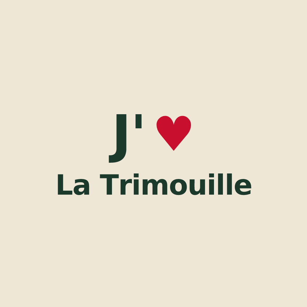 Tote bag personnalisé La Trimouille — design J'aime La Trimouille