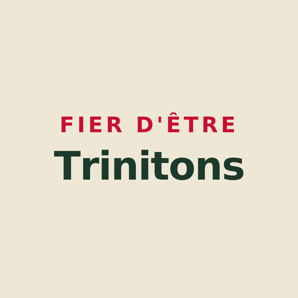 Tote bag « Fier d'être Trinitons » — design pour La Trinité