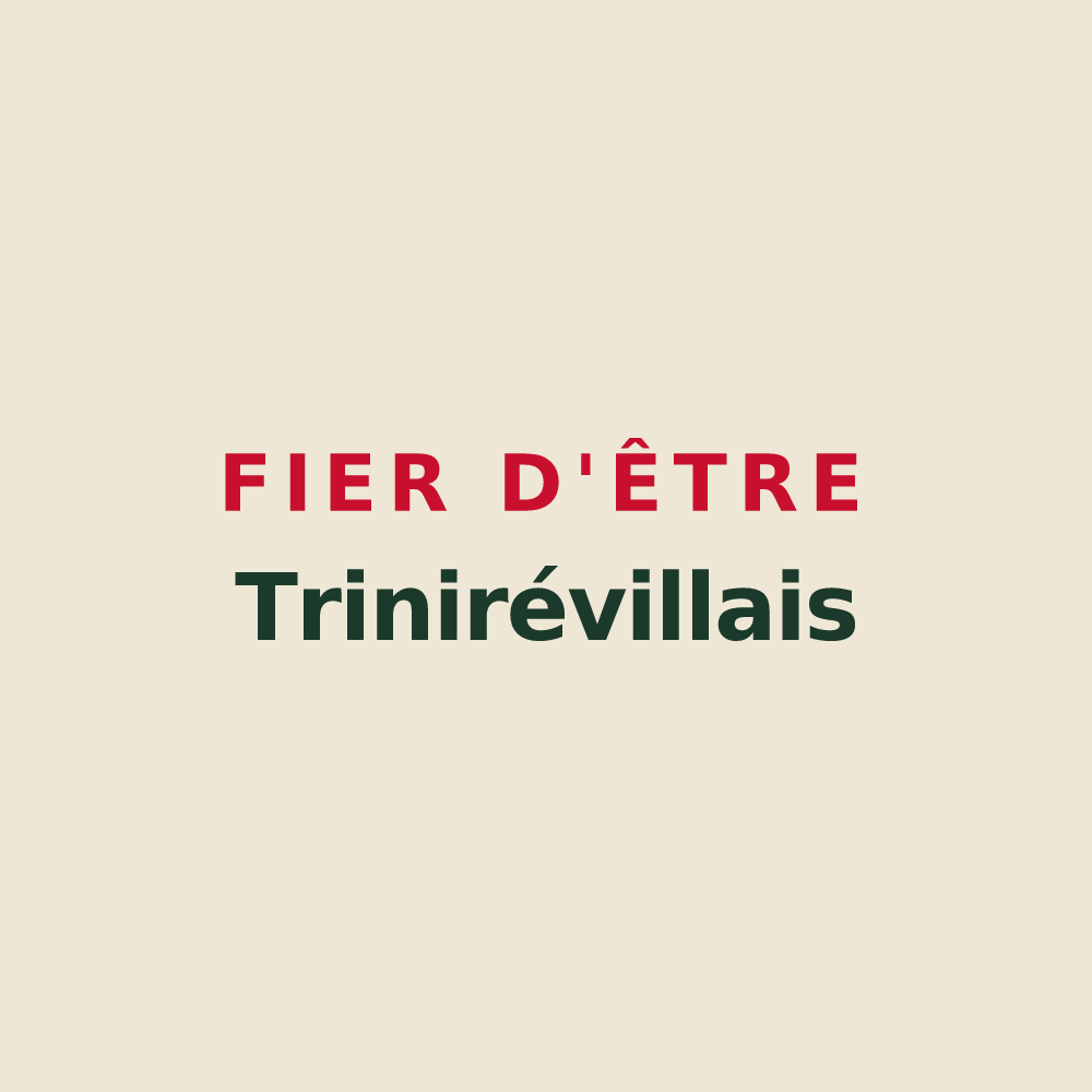 Tote bag « Fier d'être Trinirévillais » — design pour La Trinité-de-Réville