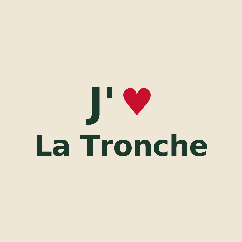 Tote bag personnalisé La Tronche — design J'aime La Tronche