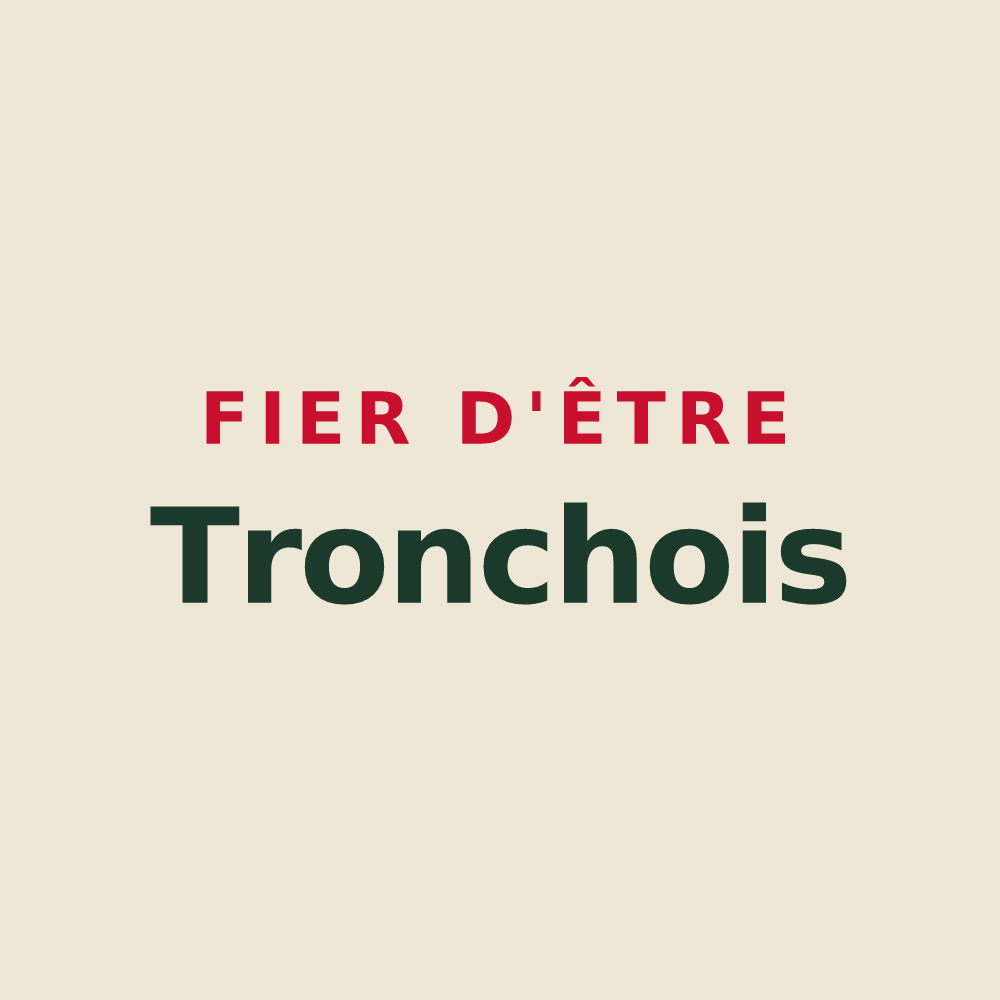 Tote bag « Fier d'être Tronchois » — design pour La Tronche