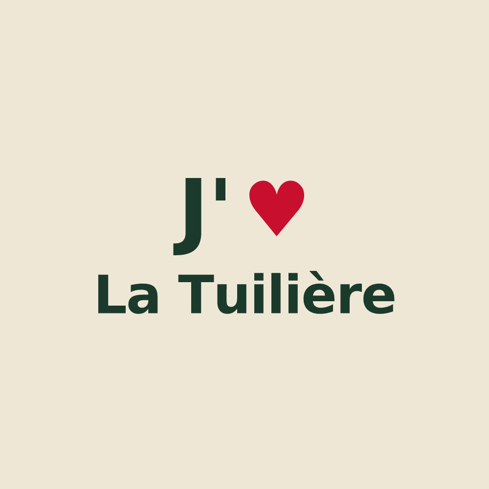 Tote bag personnalisé La Tuilière — design J'aime La Tuilière