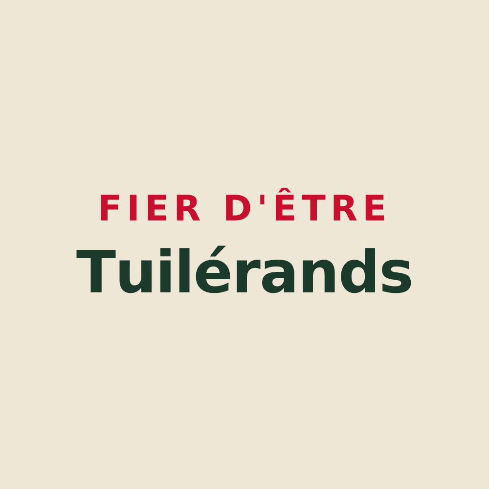 Tote bag « Fier d'être Tuilérands » — design pour La Tuilière