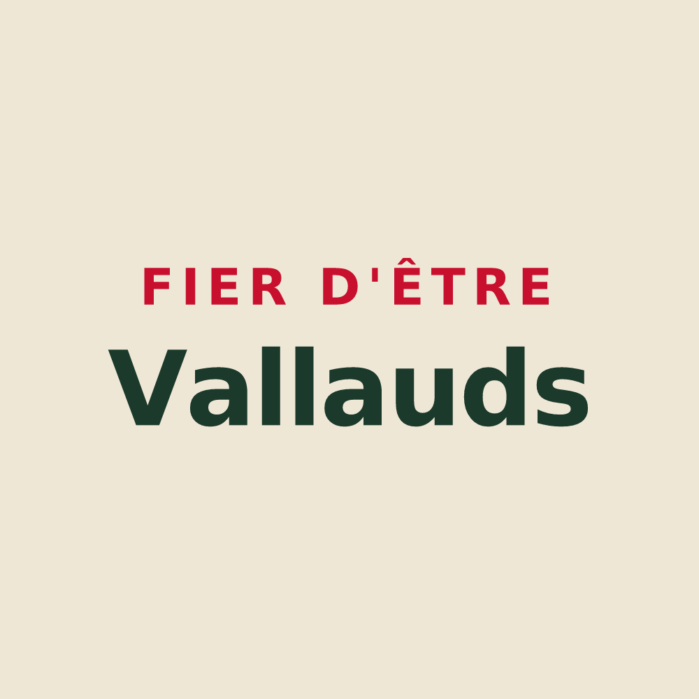 Tote bag « Fier d'être Vallauds » — design pour La Valla-en-Gier