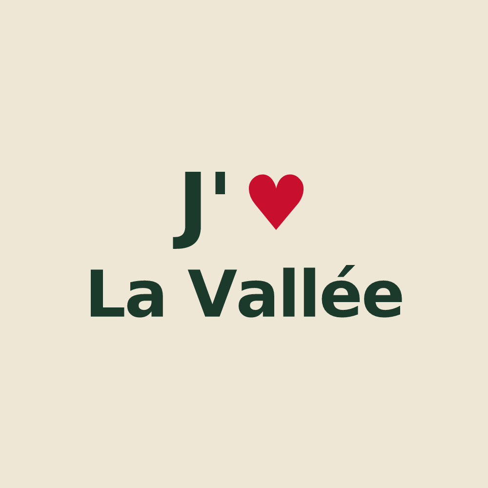 Tote bag personnalisé La Vallée — design J'aime La Vallée