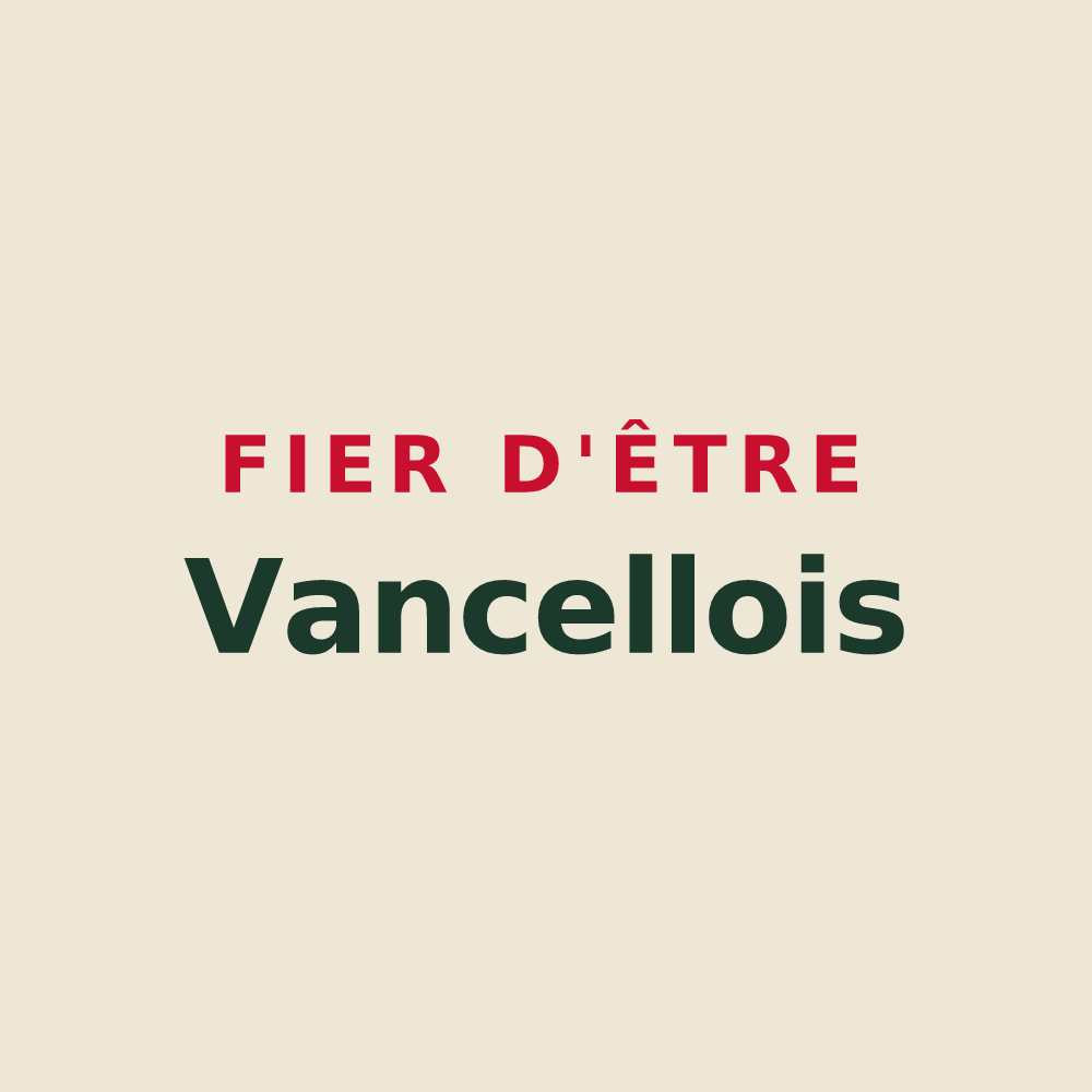 Tote bag « Fier d'être Vancellois » — design pour La Vancelle