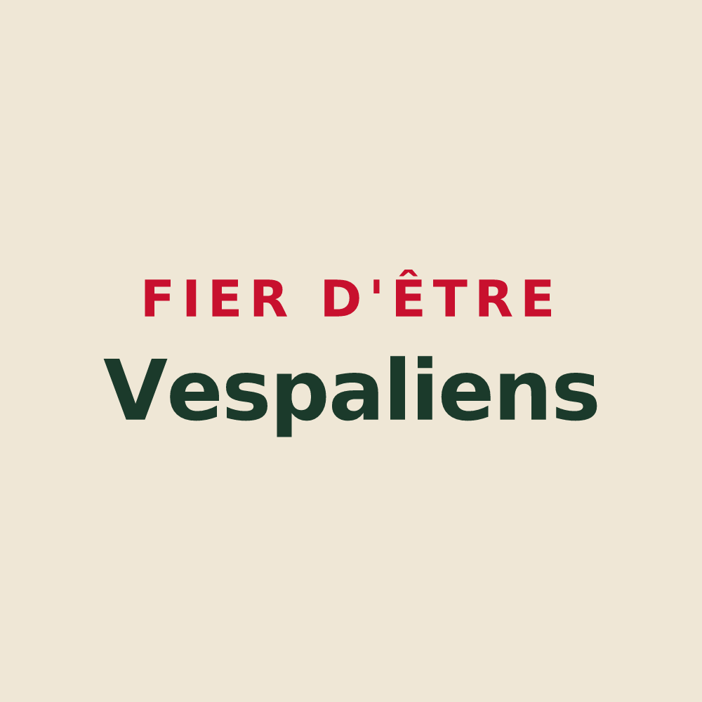 Tote bag « Fier d'être Vespaliens » — design pour La Vaupalière