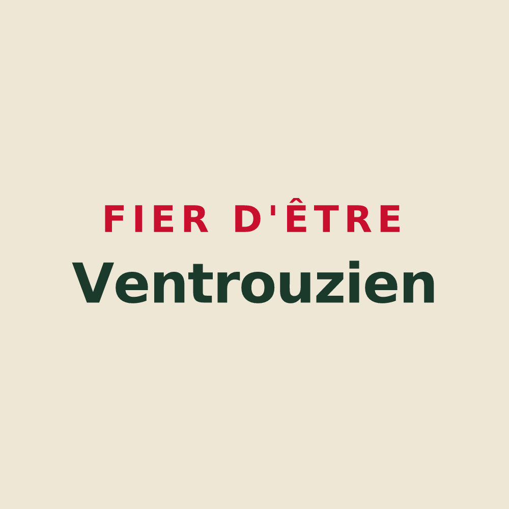Tote bag « Fier d'être Ventrouzien » — design pour La Ventrouze