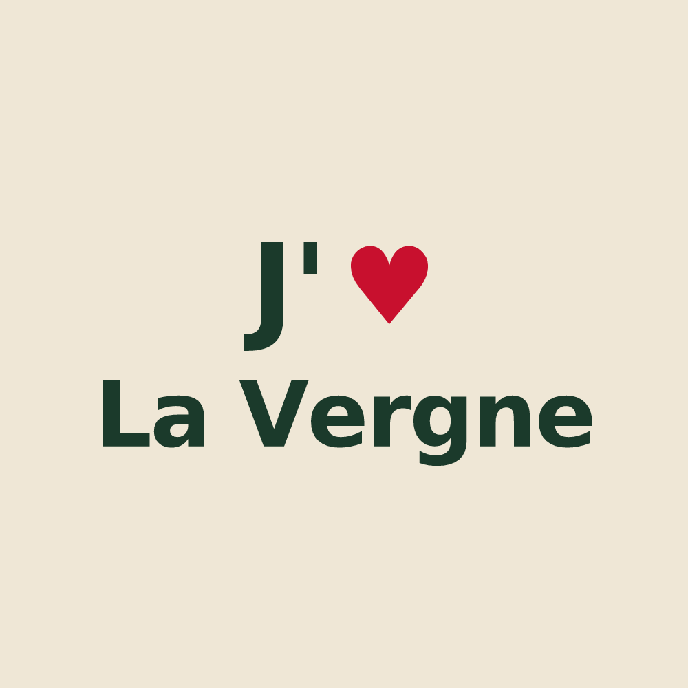 Tote bag personnalisé La Vergne — design J'aime La Vergne