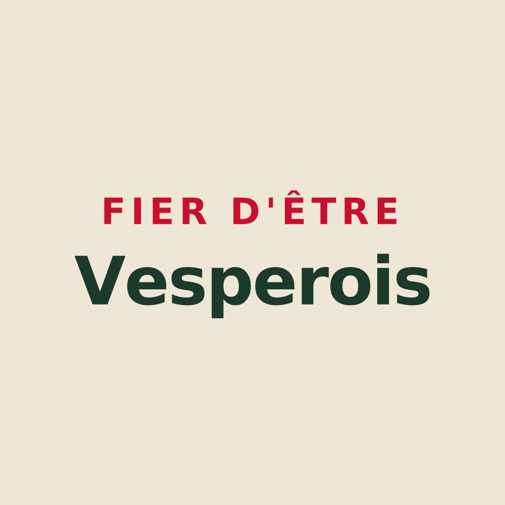 Tote bag « Fier d'être Vesperois » — design pour La Vespière-Friardel