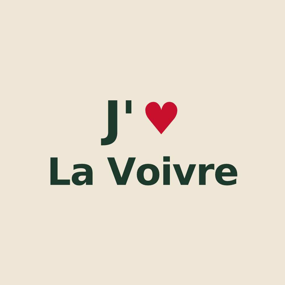 Tote bag personnalisé La Voivre — design J'aime La Voivre