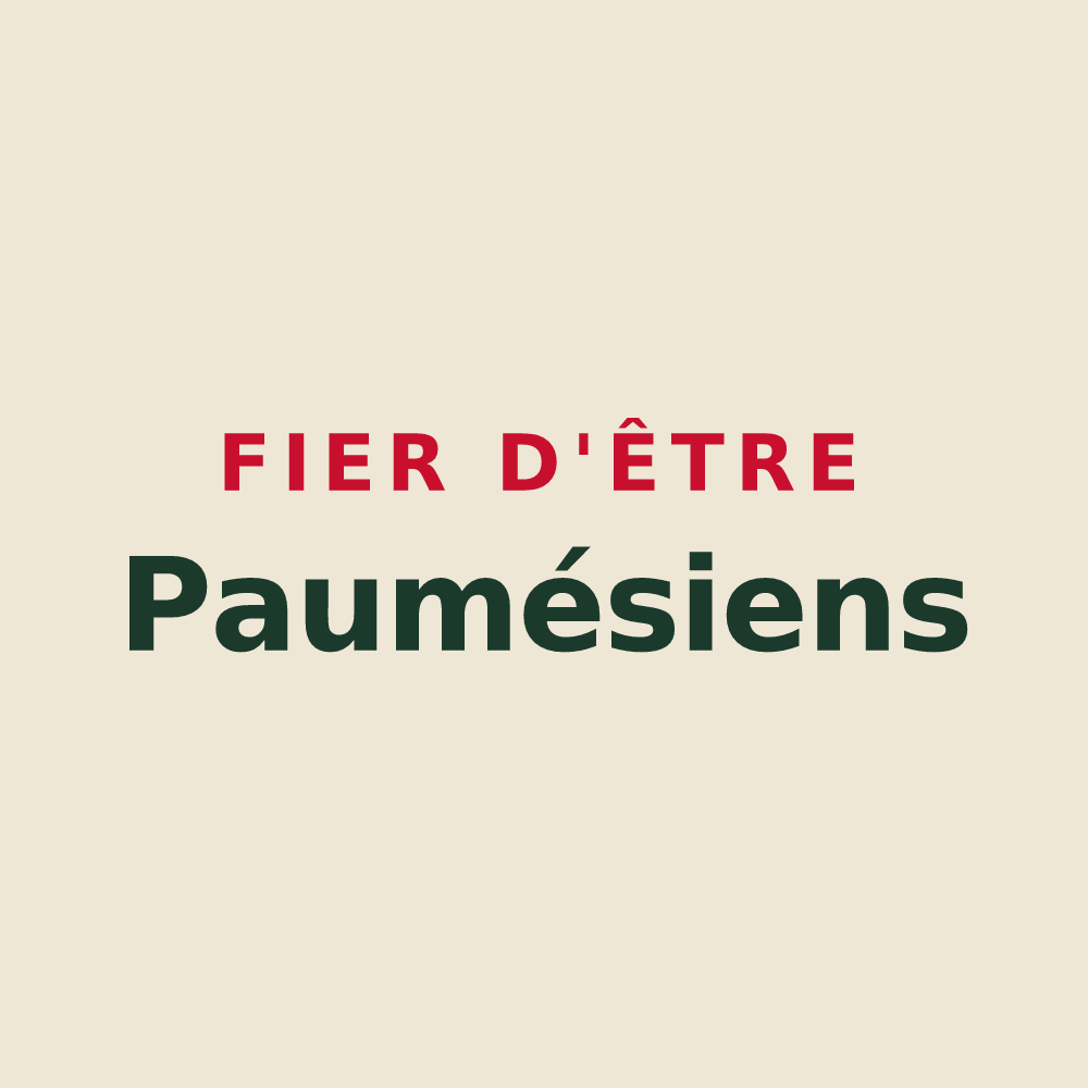 Tote bag « Fier d'être Paumésiens » — design pour Labastide-Paumès