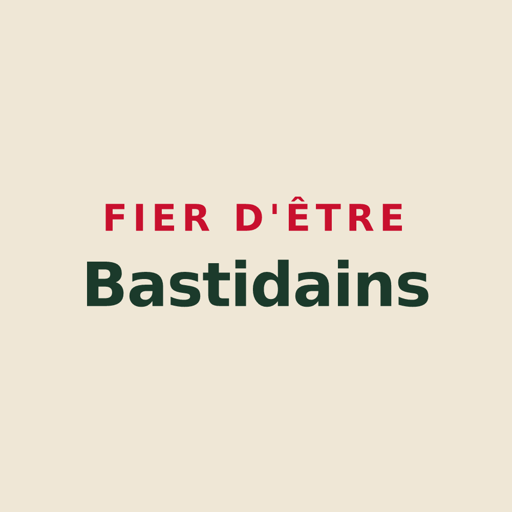 Tote bag « Fier d'être Bastidains » — design pour Labastide-sur-Bésorgues