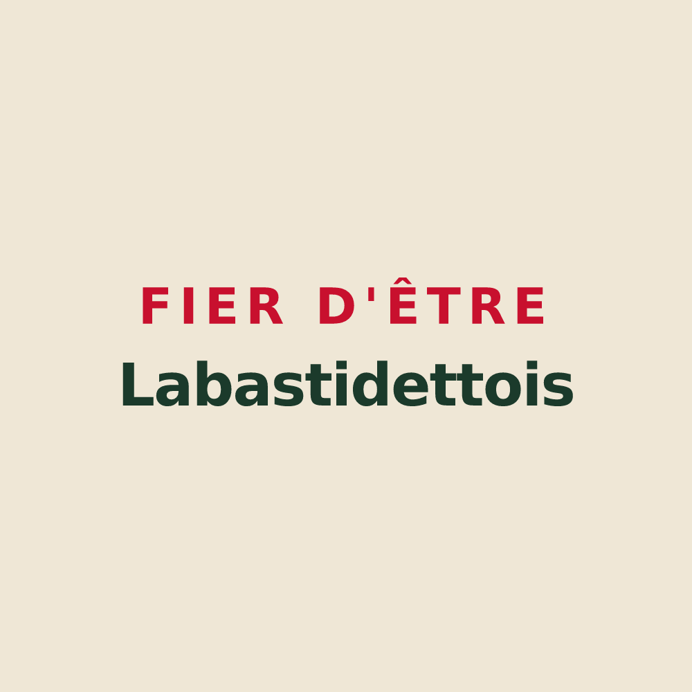 Tote bag « Fier d'être Labastidettois » — design pour Labastidette