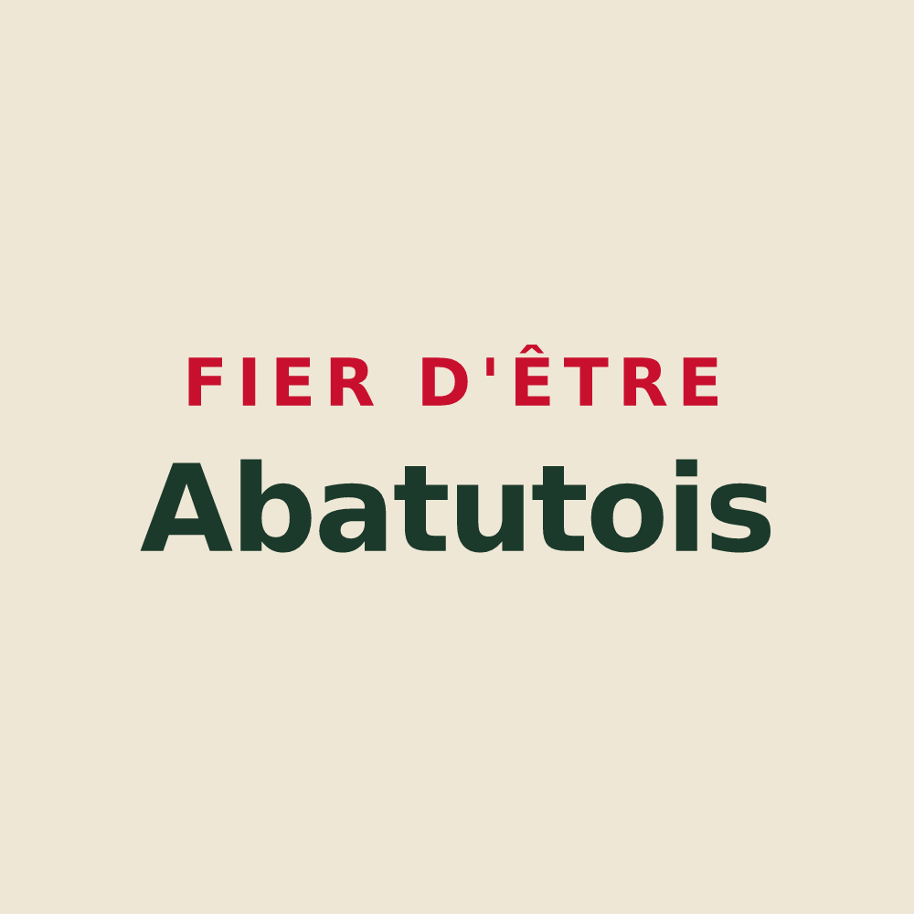 Tote bag « Fier d'être Abatutois » — design pour Labatut