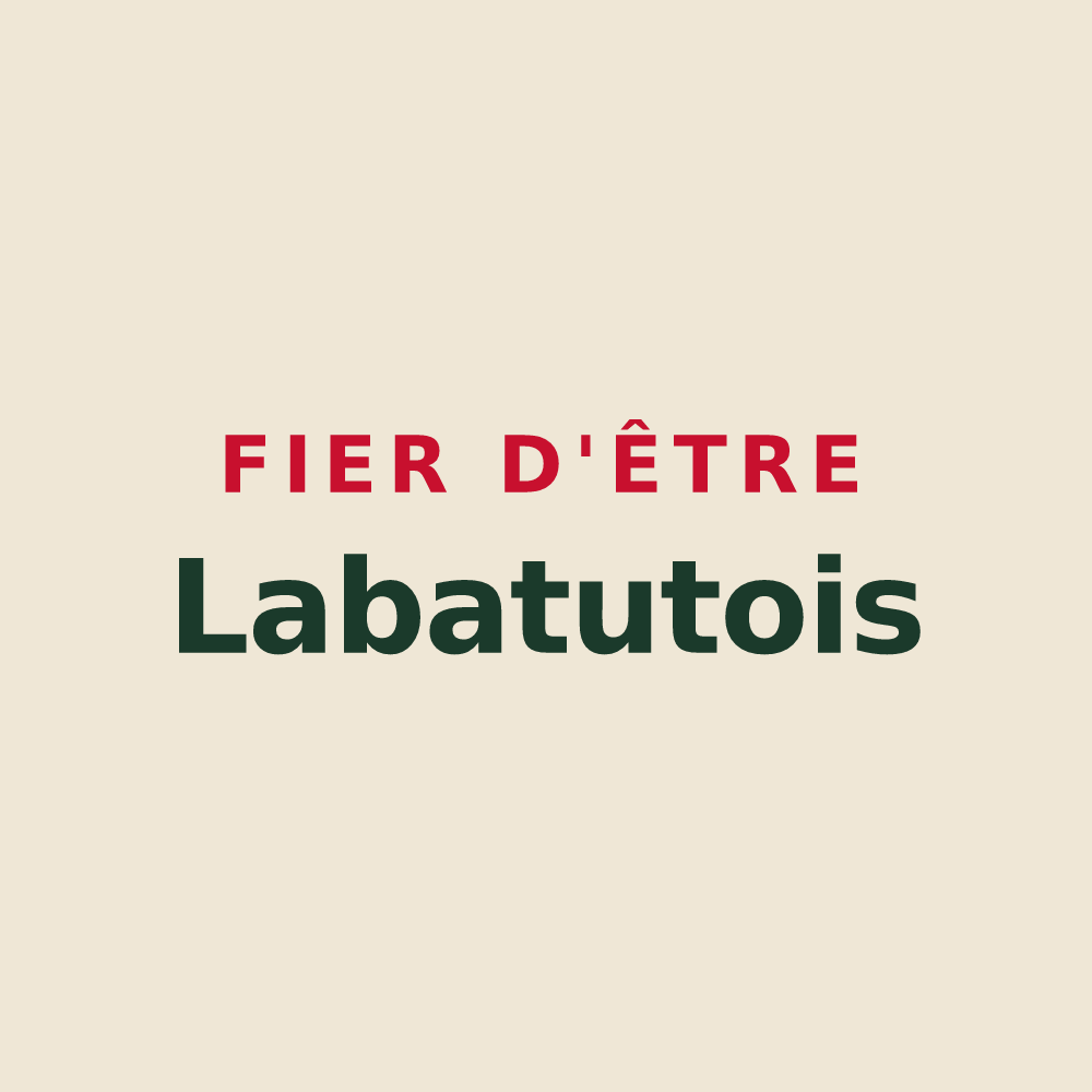 Tote bag « Fier d'être Labatutois » — design pour Labatut-Rivière