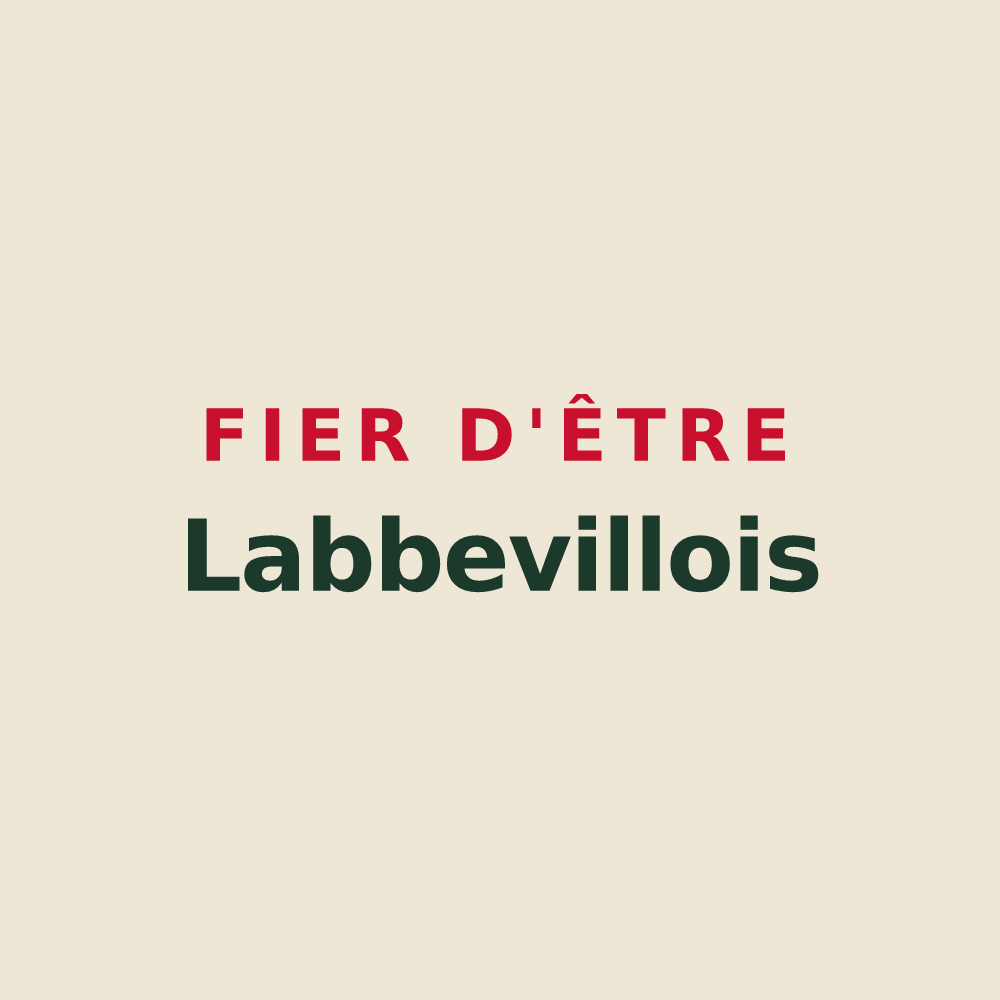 Tote bag « Fier d'être Labbevillois » — design pour Labbeville